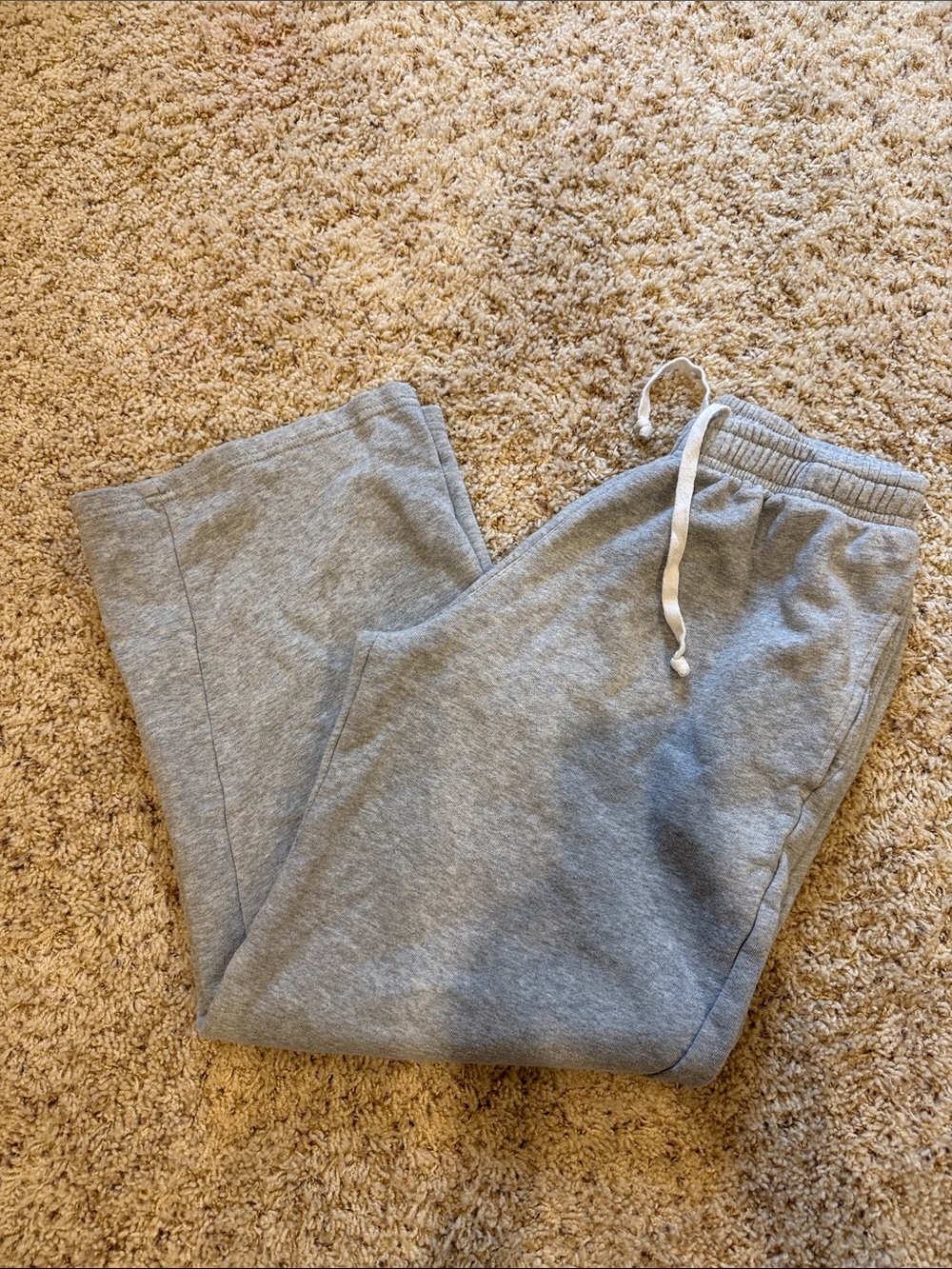 Brandy Melville Basic Gray Drawstring Sweatpants
